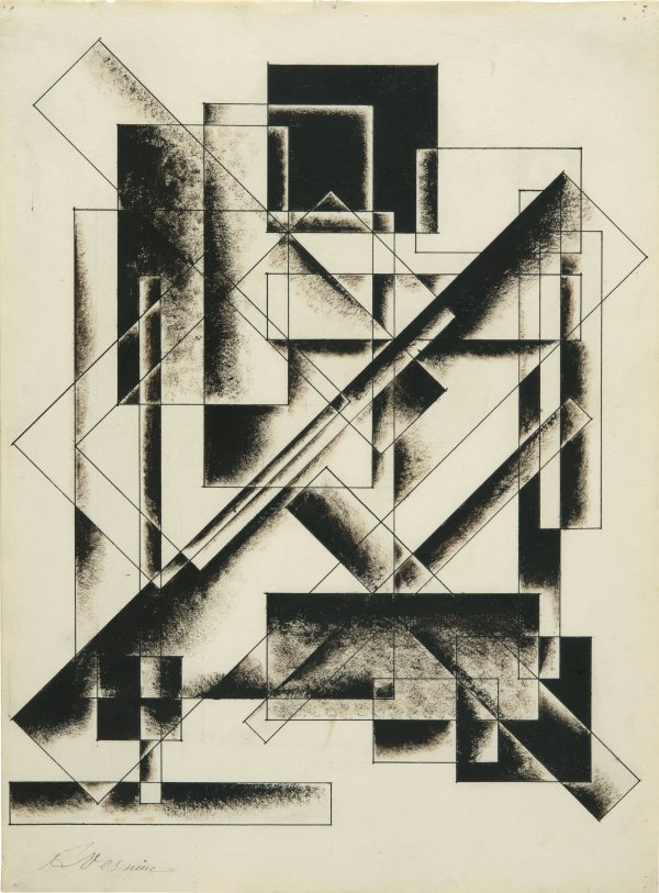 Untitled (Geometrical Drawing) - Vesnin, Alexander. Museo